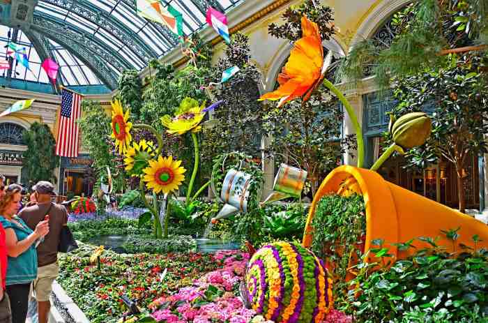 Bellagio conservatory gardens galavantier categories lens through travel